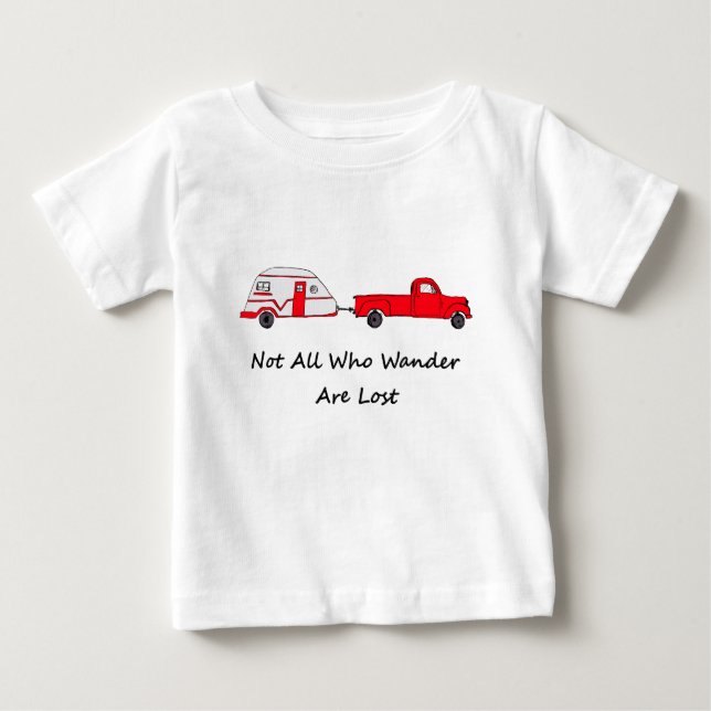 Inte alla som Wander är den borttappada Tee Shirt (Framsida)