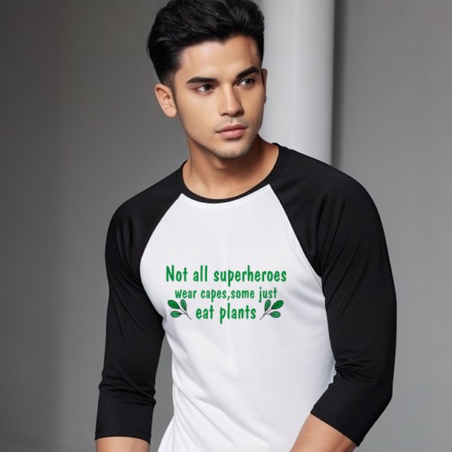 Inte alla superhjältar Bära Caps:Funny Vegan T Shirt (Skapare uppladdad)