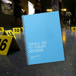 Inte Alls Min Mordbok – Rolig Svart Humor Anteckningsbok