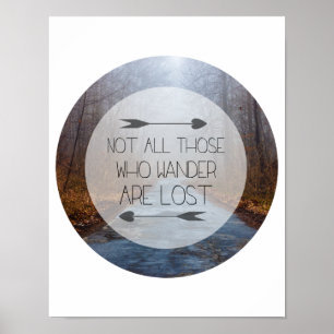 Inte allt de som Wander är borttappad Poster