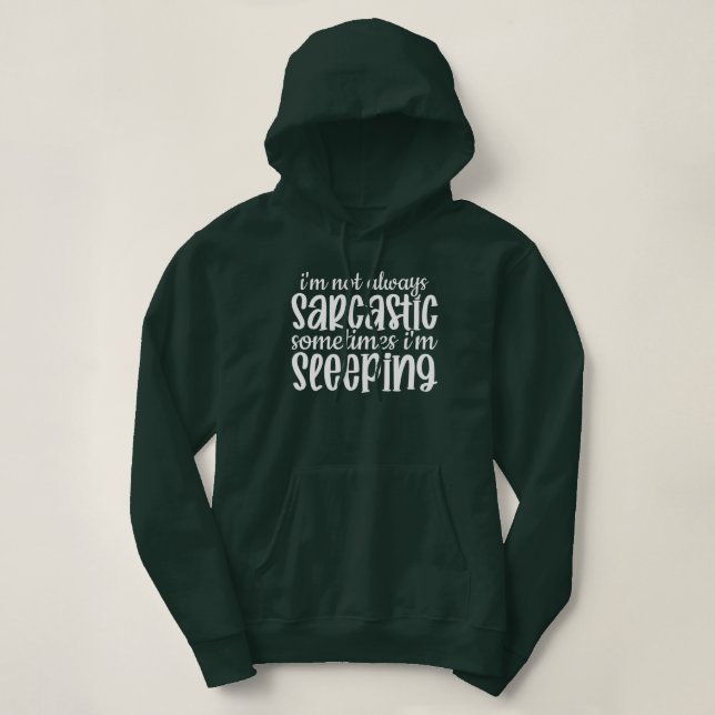 Inte alltid Sarcastic-funny T Shirt (Design framsida)