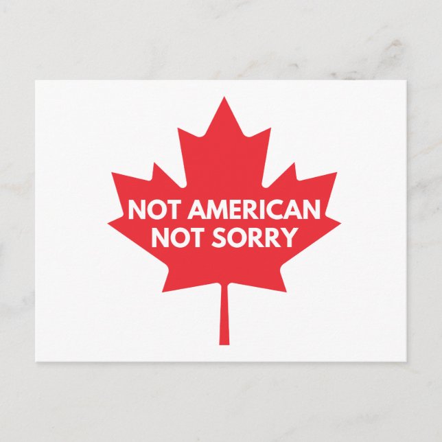 Inte amerikanskt, tyvärr inte vykort (Framsida)