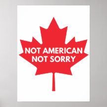 Inte amerikanskt, tyvärr Poster inte