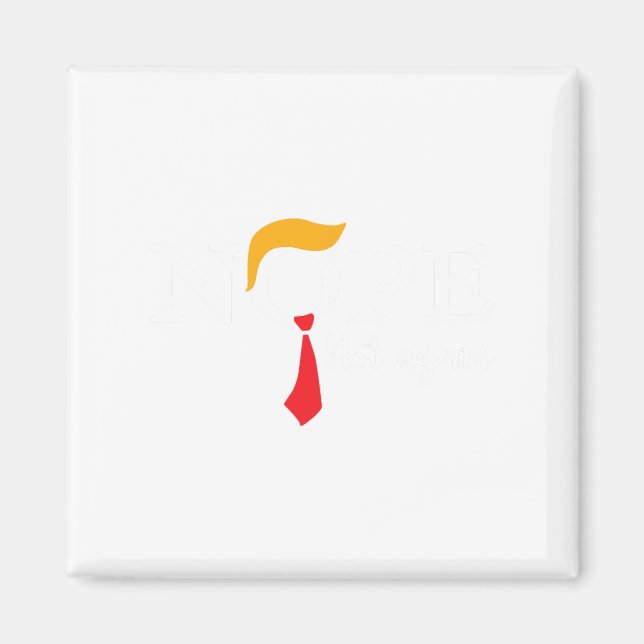 Inte än en gång lustigt nog, biden Democrat Usa-va Magnet (Framsidan)