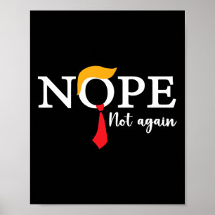Inte än en gång lustigt nog, biden Democrat Usa-va Poster