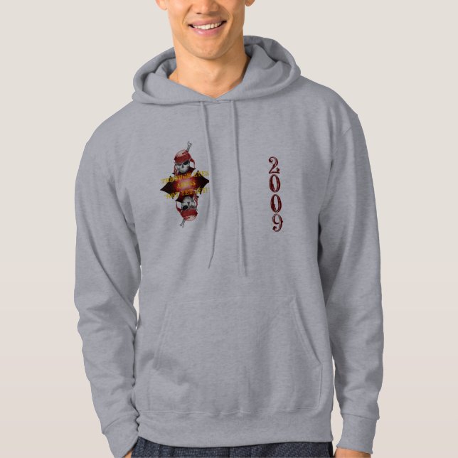 "Inte än satt!" 2009 Hoodie (Framsida)