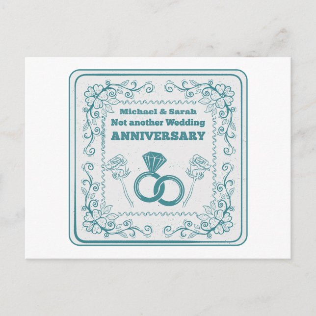 Inte ännu en bröllop-årsdag vykort (Framsida)