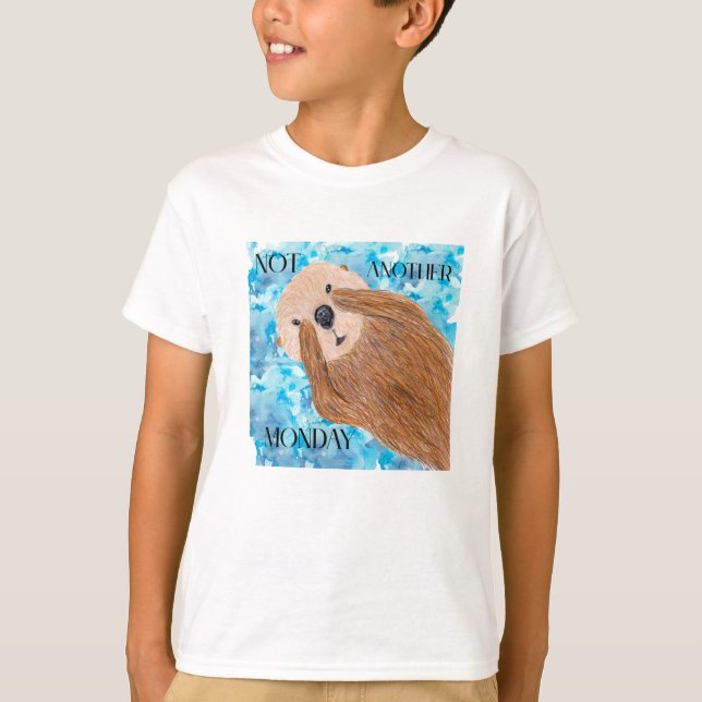 Inte ännu en måndag t shirt (Framsida)