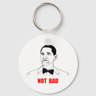 Inte ansikte Meme för dåligaBarack Obama ursinne Nyckelring