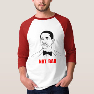 Inte ansikte Meme för dåligaBarack Obama ursinne T-shirt