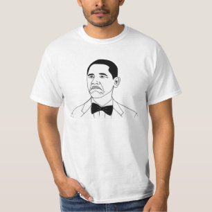 Inte ansikte Meme för dåligaBarack Obama ursinne Tee