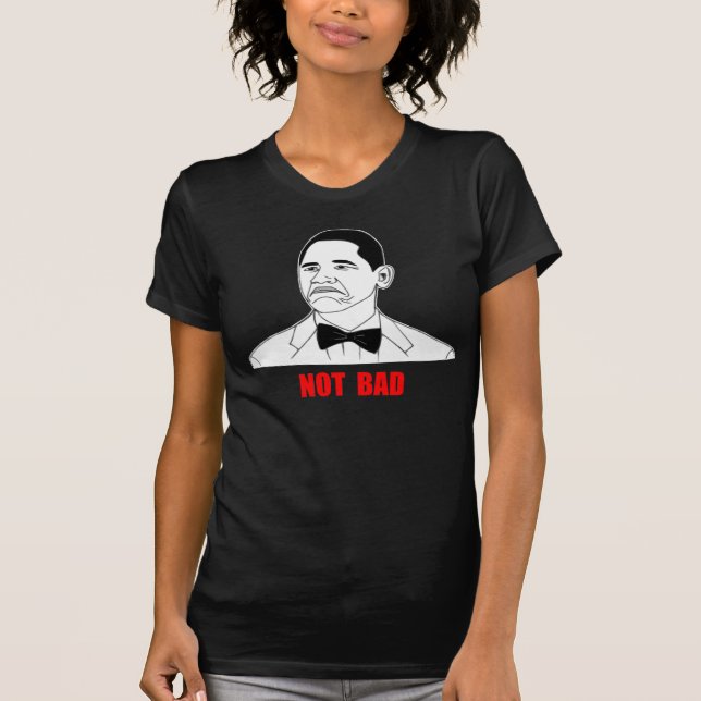 Inte ansikte Meme för dåligaBarack Obama ursinne Tee (Framsida)