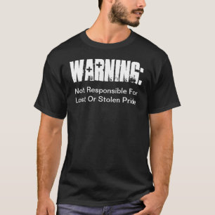 Inte ansvarig för borttappadpride t shirt