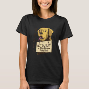 Inte Ansvarig Hund Mugshot-fängelset T Shirt