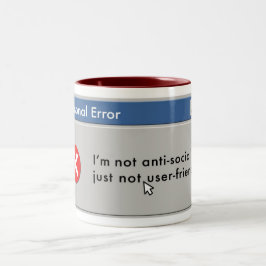 Inte användarvänlig mugg