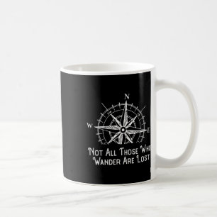 Inte är alla vilse som vandrar Rolig vandring Gif Kaffemugg