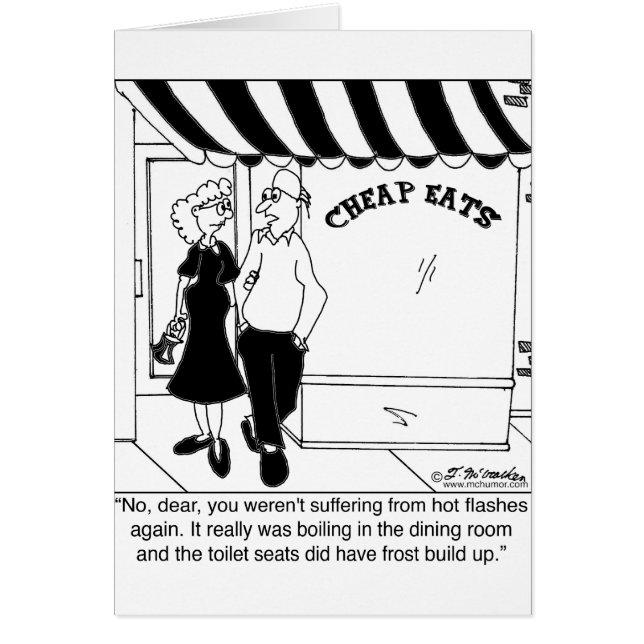 Inte är det inte hetten exponerar hälsningskort (Framsidan)