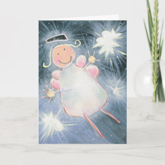 "Inte är du tackkortet för en ängel" Tack Kort