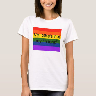 Inte är hon inte min lesbiska Teeshirt "för Tee