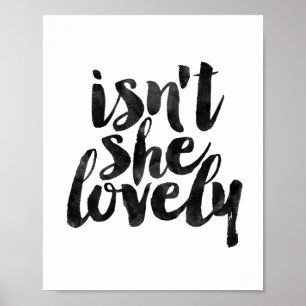 Inte är hon som är älskvärd poster