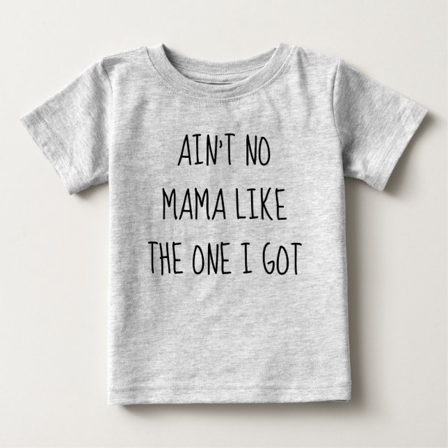 Inte är ingen mammababyT-tröja T-shirt (Framsida)