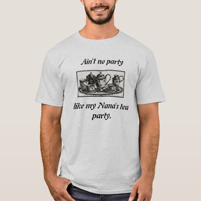 Inte är inget party t-shirt (Framsida)