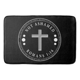 Inte Ashamed från Gospelet Christian Verse Badrumsmatta