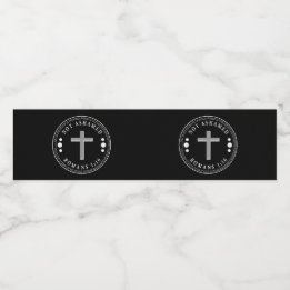 Inte Ashamed från Gospelet Christian Verse Vattenflaskor Etikett