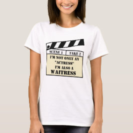 Inte bara en Actress White T Shirt