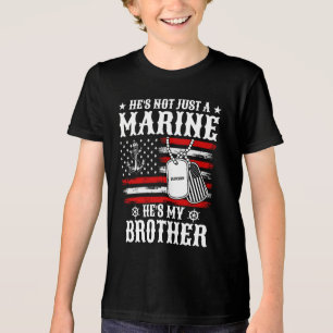 Inte bara en marin han är min bror Patriotic Funny T Shirt