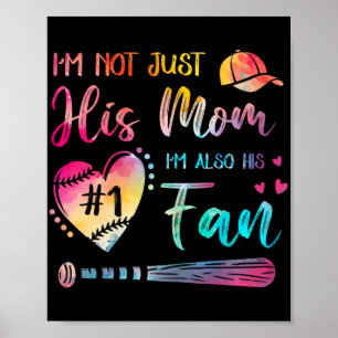 Inte bara hans Mamma, utan hans första baseball Ti Poster