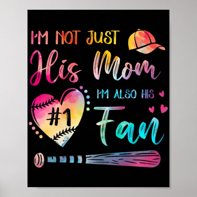 Inte bara hans Mamma, utan hans första baseball Ti Poster (Framsidan)