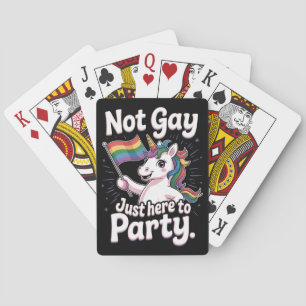 Inte bara hit till Party HBT TQ Gay pride Ally Casinokort