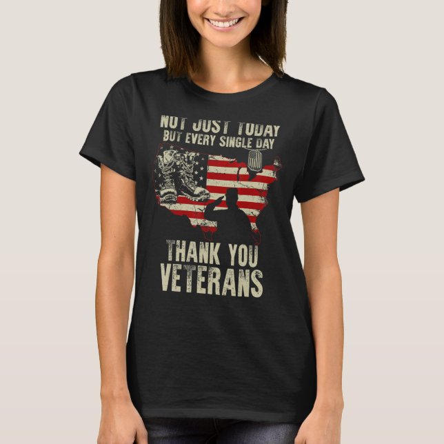 Inte bara i dag utan varje dag i Tacken T Shirt (Framsida)