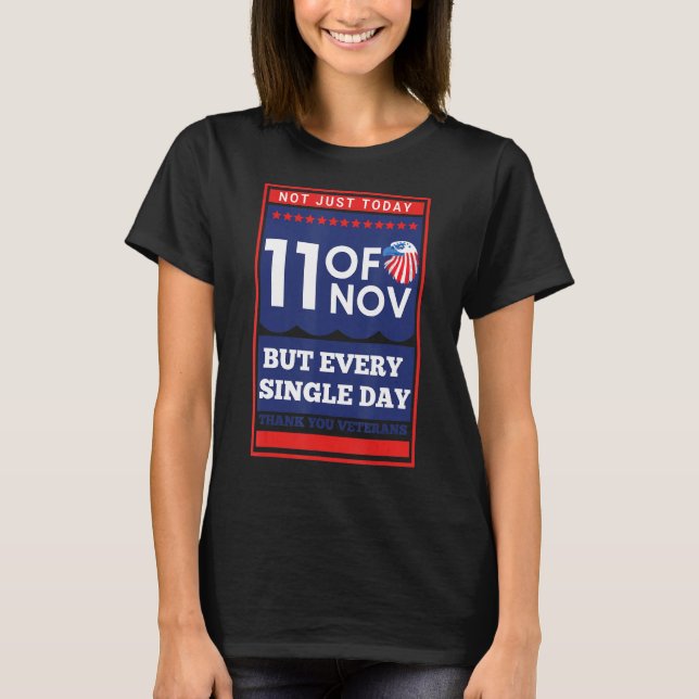 Inte bara i dag utan varje dag i Tacken T Shirt (Framsida)