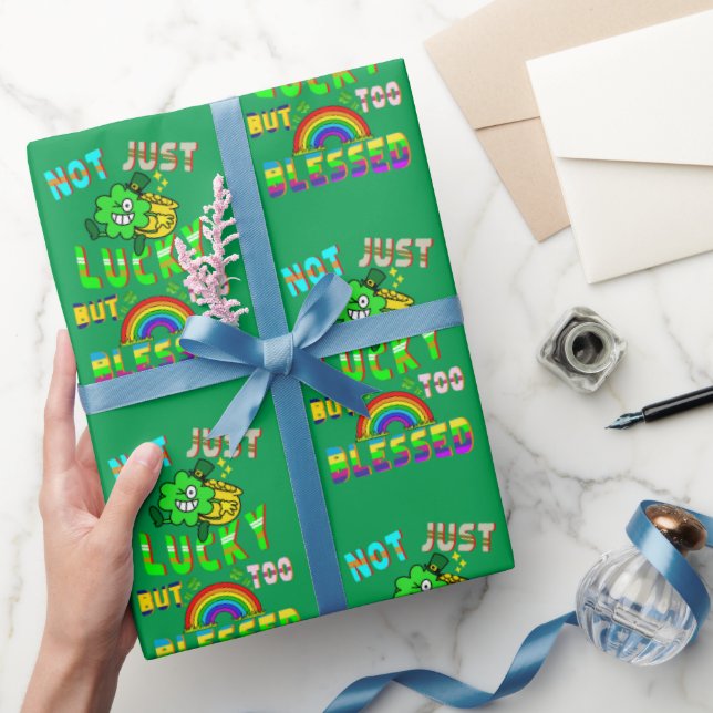 Inte bara lucky utan för välsignad presentpapper (Gifting)