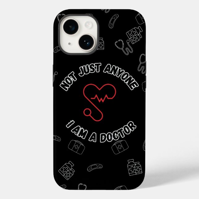 Inte bara någon - jag är Doktor iphone case (Baksida)