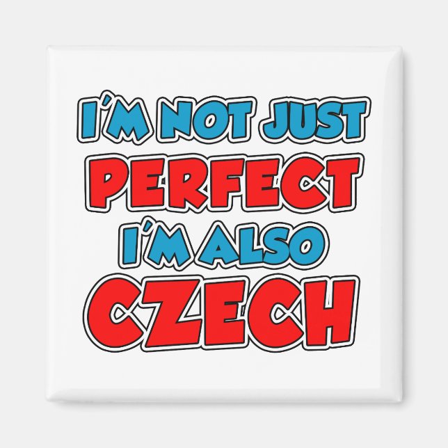 Inte bara Perfekt Czech Magnet (Framsidan)