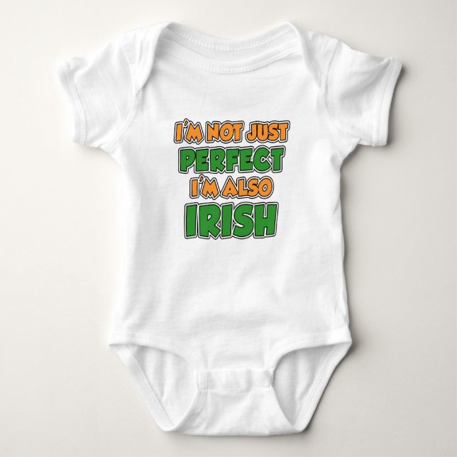 Inte bara Perfekt Irish T-shirt (Framsida)