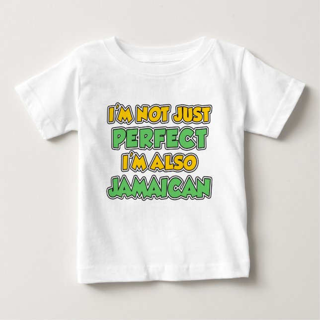 Inte bara Perfekt Jamaican T Shirt (Framsida)
