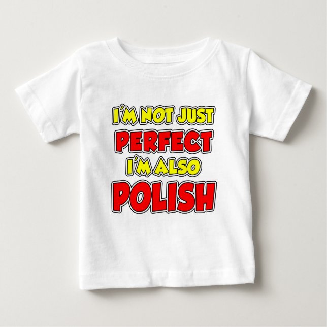 Inte bara Perfekt polska T-shirt (Framsida)