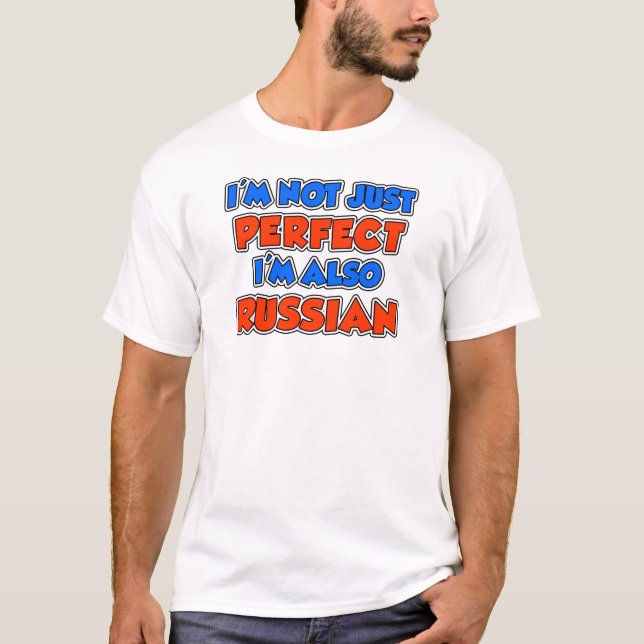 Inte bara Perfekt ryska T-shirt (Framsida)