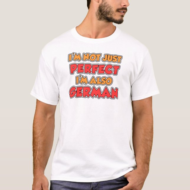 Inte bara tyska Perfekten T Shirt (Framsida)