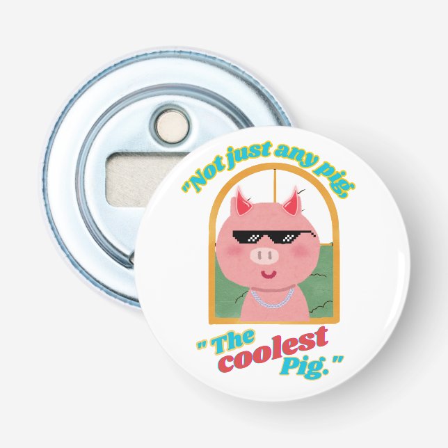 Inte bara vilket gris som helst, det kallaste gris flasköppnare (Framsidan)