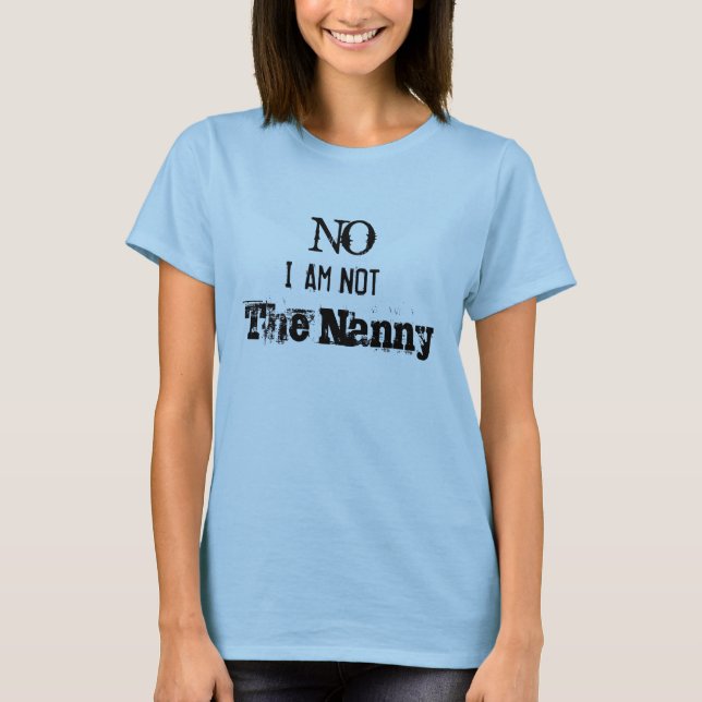 Inte barnflickan tee shirt (Framsida)