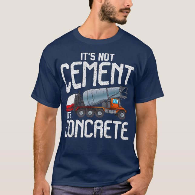 Inte betong konditor I T Shirt (Framsida)