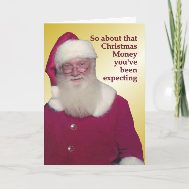 INTE bifogade julpengar Helgkort (Framsida)