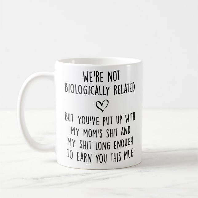 Inte biologiskt relaterade kaffemugg (Vänster)