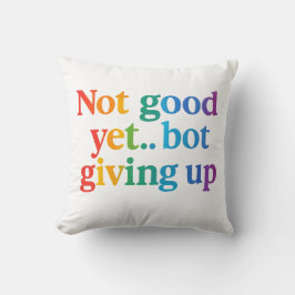 Inte bra ännu, båda ge upp kudde