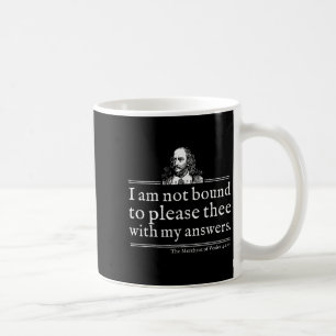 Inte Bunden Att Behaga Shakespeare Citat Tröja Tea Kaffemugg